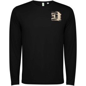 Estoril unisex T-shirt met lange mouwen-Zwart