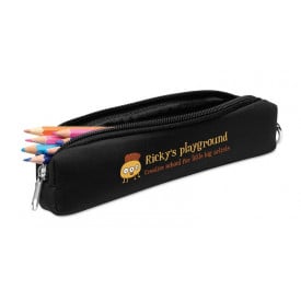 Iris etui met karabijnhaak - schuimrubber - 20x5x2.5cm