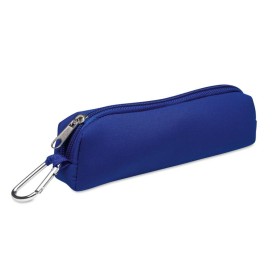 Iris etui met karabijnhaak - schuimrubber - 20x5x2.5cm