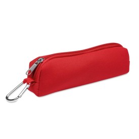 Iris etui met karabijnhaak - schuimrubber - 20x5x2.5cm