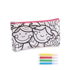 Etui met stiften-Roze