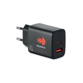 EU 2-polige wandadapter/lader