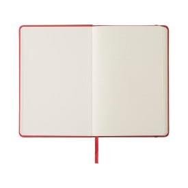 Eva notitieboek - A5 - PU - 96 vellen - gelinieerd - elastieksluiting en lint