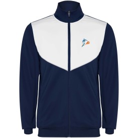 Evans 225 g/m² trainingspak voor kinderen-Marineblauw, wit