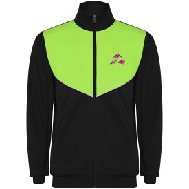 Evans 225 g/m² trainingspak voor kinderen-Zwart, lime