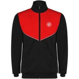 Evans 225 g/m² trainingspak voor kinderen-Zwart, rood
