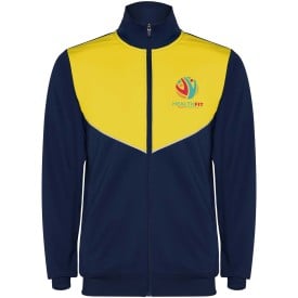 Evans unisex trainingspak-Navy blue, geel