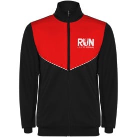 Evans unisex trainingspak-Zwart, rood