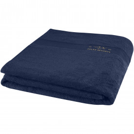 Evelyn badhanddoek 100 x 180 cm van 450 g/m² katoen-Navy