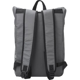 Evie rugzak - rPET polyester - 600D - rolltop - klittenband- en gespsluiting