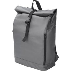 Evie rugzak - rPET polyester - 600D - rolltop - klittenband- en gespsluiting