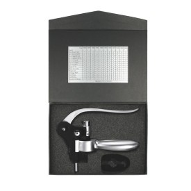 Executive pull it kurkentrekker - aluminium - in luxe geschenkverpakking
