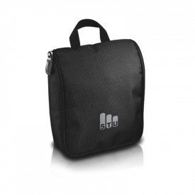 Executive cosmetica tas - polyester - 4L - 8 compartimenten - ophanghaak