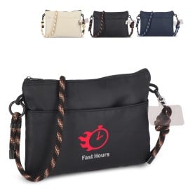 Extra Everyday Essentials pouch 22x16x0.5 cm - rPET - met paracord draagkoord