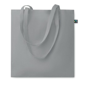 Fairtrade boodschappentas 140gr/m²-Grijs