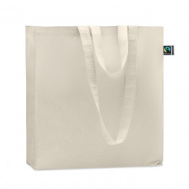 Boodschappentas 38 x 12 x 42 cm - fairtrade katoen 180 gr/m² - 19 L
