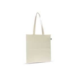 Fairtrade katoenen tas ecru lang 140g/m² 38x42cm