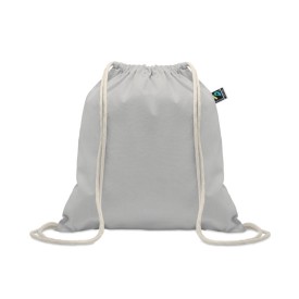 Fairtrade trekkoordtas 180g-Grijs