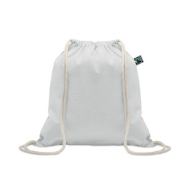 Fairtrade trekkoordtas 180g-Wit