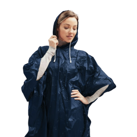 FALCONETTI® - Poncho-Blauw