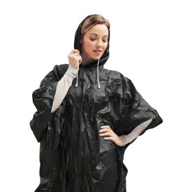 Falconetti® herbruikbare regenponcho – uniseks – PVC – Ø 125 cm