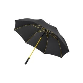 Fare Stormparaplu - 100% RPET-Zwart/geel
