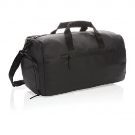 Fashion black PVC vrije weekendtas-Zwart