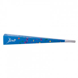 Feesttoeters - 33 cm - karton 275 g/m² - met kunststof fluit