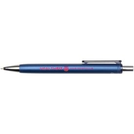 Feld RCS gerecycleerde balpen met metallic afwerking (zwarte inkt)-Marineblauw