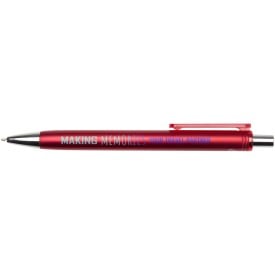Feld RCS gerecycleerde balpen met metallic afwerking (zwarte inkt)-Rood