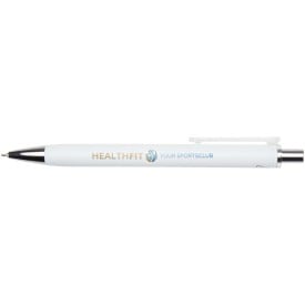 Feld RCS gerecycleerde balpen met metallic afwerking (zwarte inkt)-Wit