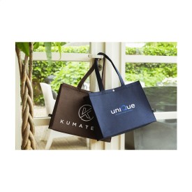 Feltro shopper - rPET vilt - 45 x 33 cm - lange hengsels