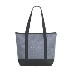 Feltro shopper - rPET vilt - 46 x 37 cm - ritssluiting - lange hengsels