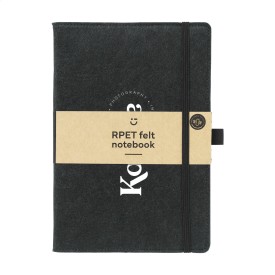 Felty GRS RPET Notebook A5 notitieboek-Zwart