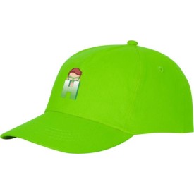 Feniks 5 panel cap-Appelgroen