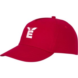 Feniks 5 panel cap-Rood