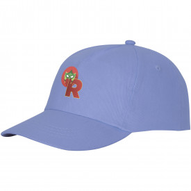 Feniks 5 panel cap-Lichtblauw