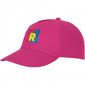 Feniks 5 panel cap-Roze