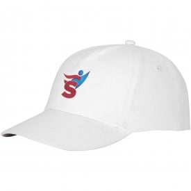 Feniks 5 panel cap-Wit