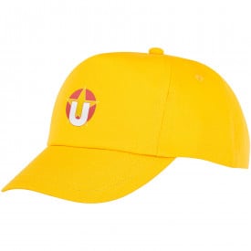 Feniks 5 panel kinder cap-Geel
