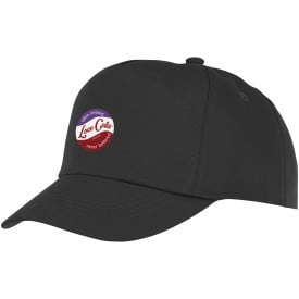 Feniks 5 panel kinder cap-Zwart