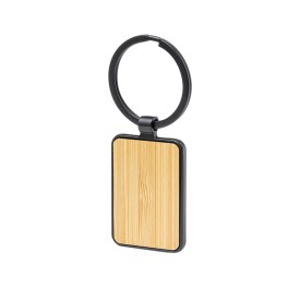 Fenrir sleutelhanger - metaal en bamboe