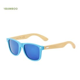 Ferguson zonnebril - bamboe pootjes - gekleurd frame - gespiegelde glazen - UV400