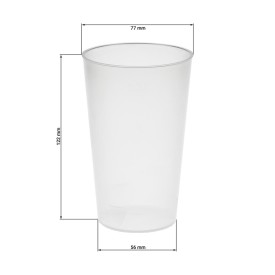 Vital festivalbeker 300ml - kunststof - met ijkmerk