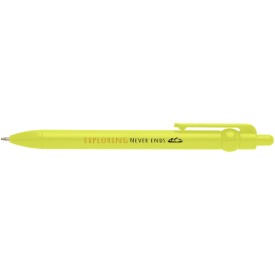 Fidget balpen van gerecycled plastic (zwarte inkt)-Limegroen