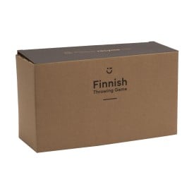 Fins kegelspel - hout - outdoor - verpakt in katoenen zak