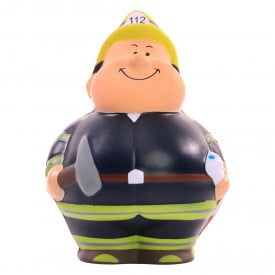 Bert® anti stress figuur - brandweerman - 10 cm