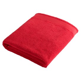 Badlaken Hotelkwaliteit-Rood, #e32120-Borduring