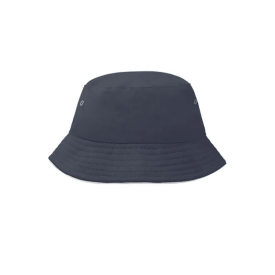Fisherman piping bobhat kids-Navy/wit