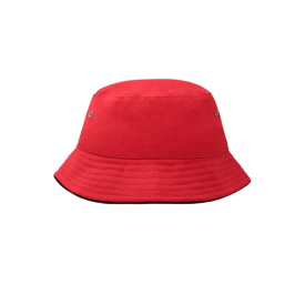 Fisherman piping bobhat kids-Rood/zwart